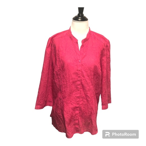 Kim Rogers Pink 2 piece shirt set, size XL - Picture 3 of 6